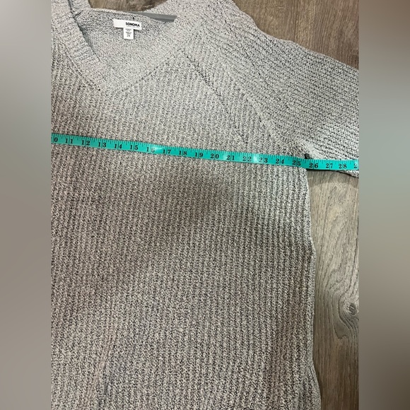 Sonoma Heather Gray Knit Sweater - Picture 3 of 3